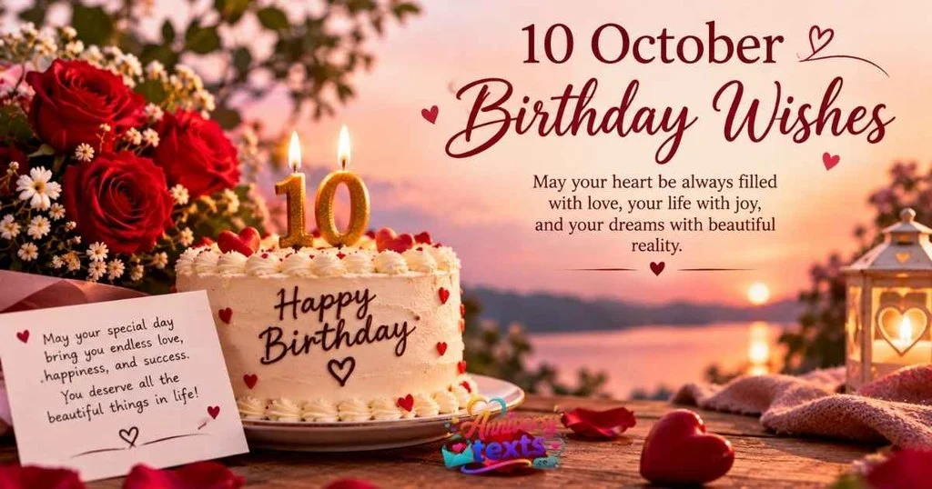 10 October Birthday Wishes