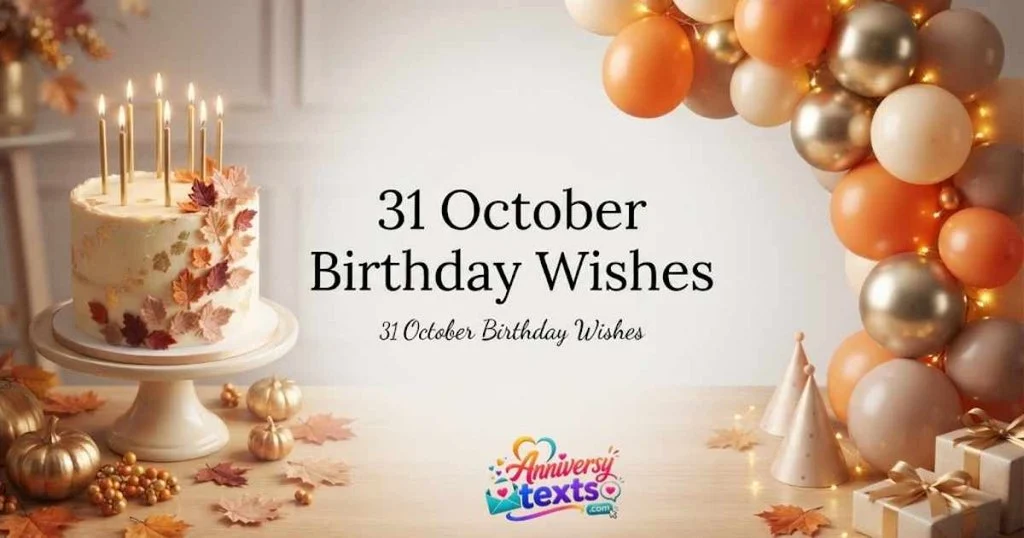 31 October Birthday Wishes