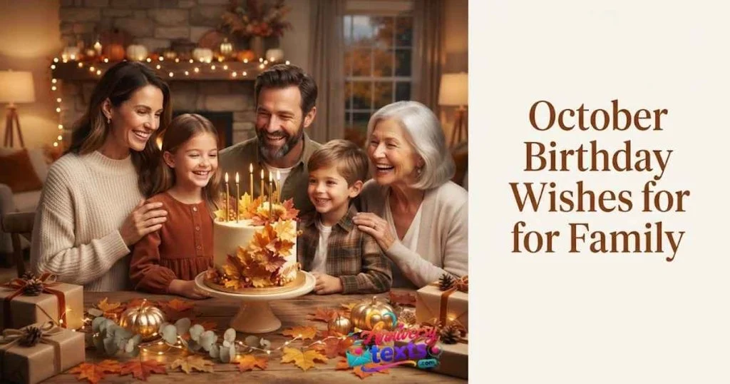 October Birthday Wishes For Family
