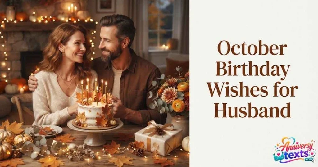 October Birthday Wishes For Husband