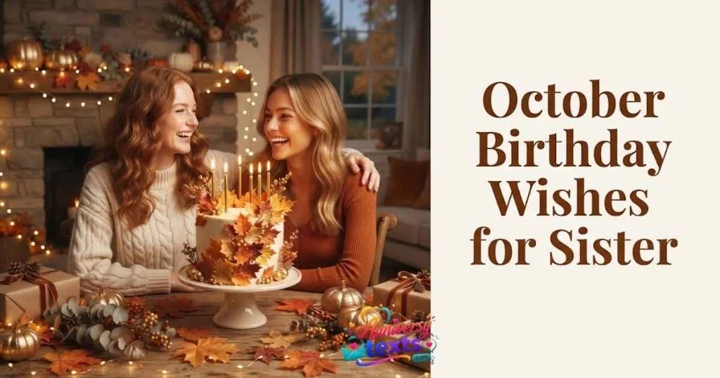 October Birthday Wishes For Sister
