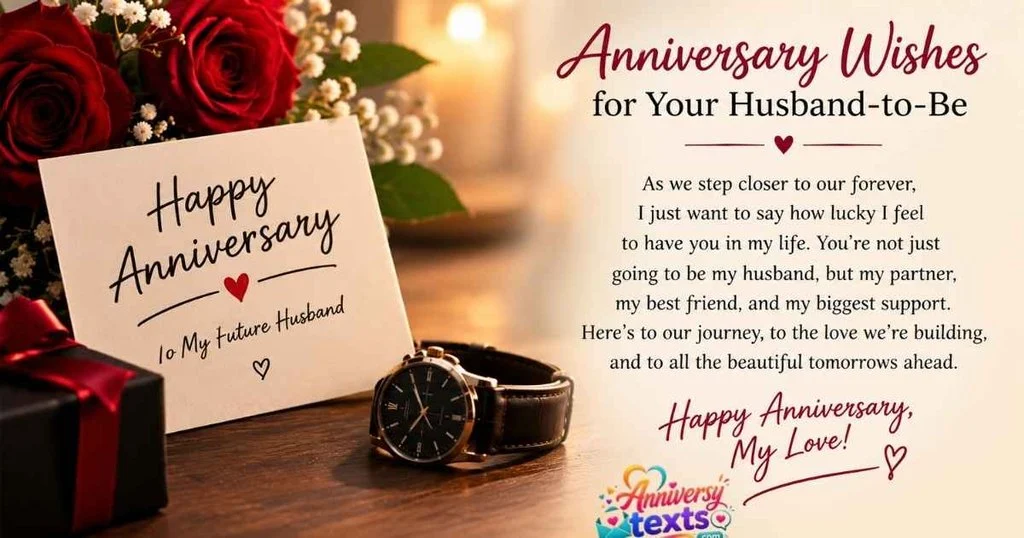 Anniversary Wishes For Your Husband To Be