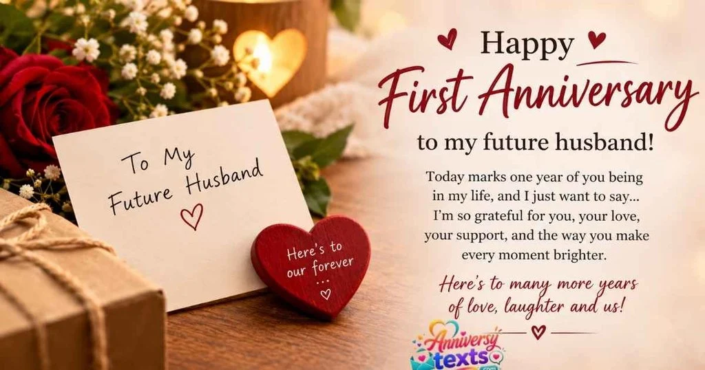 First Anniversary Wishes For Your Future Husband